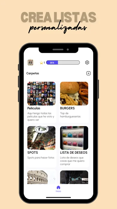 Screenshot 1 of the Itemiza app