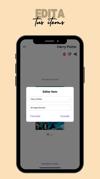 Screenshot 2 of the Itemiza app