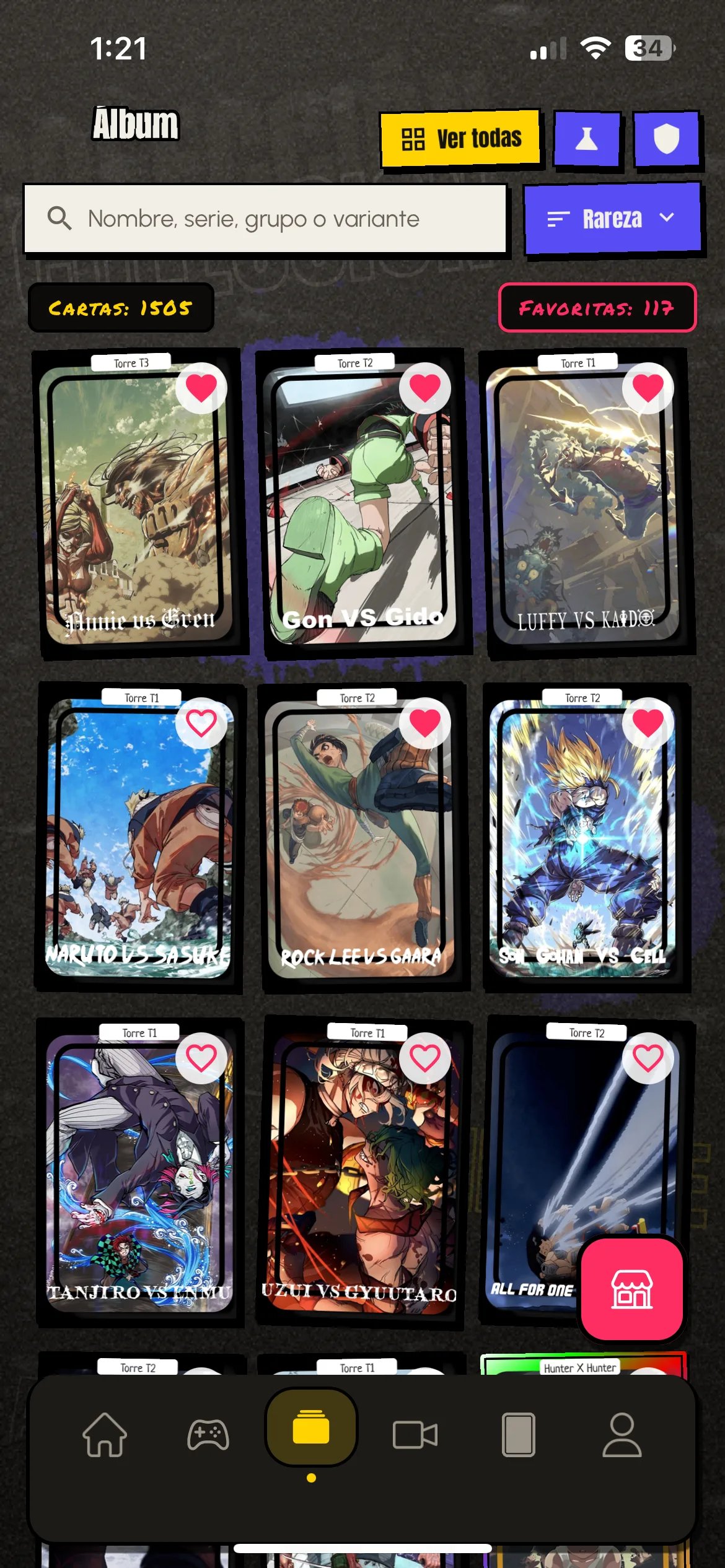 Screenshot 3 of the AniVerse app