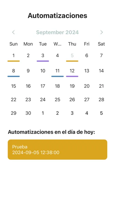 Screenshot 1 of the Automatiza app
