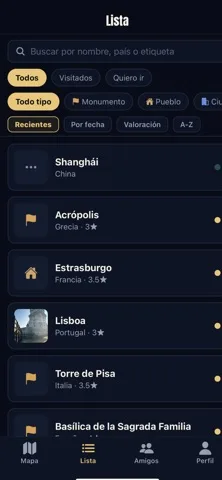 Screenshot 2 of the Iter app